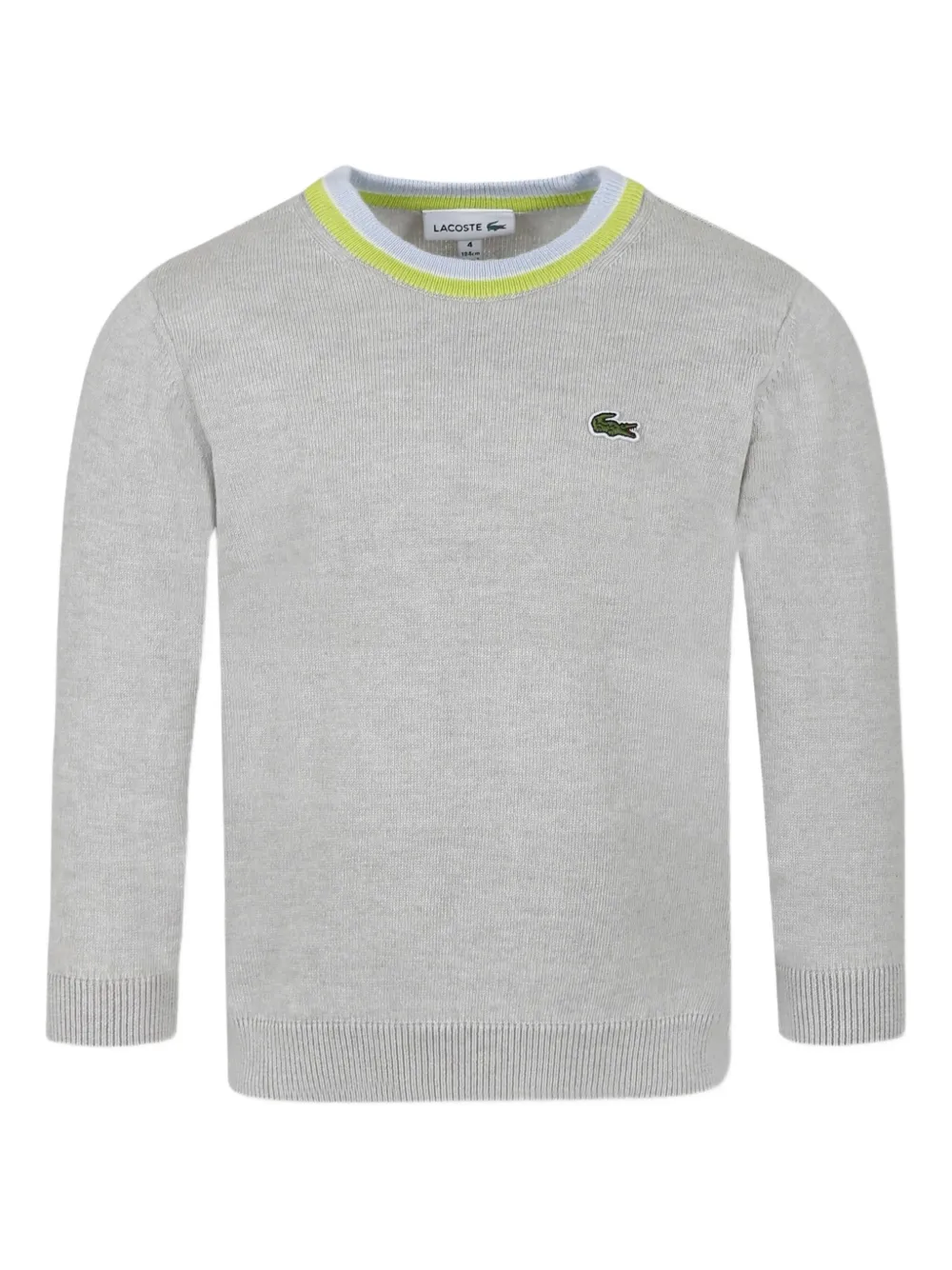 

Джемпер с логотипом Lacoste Kids, серый