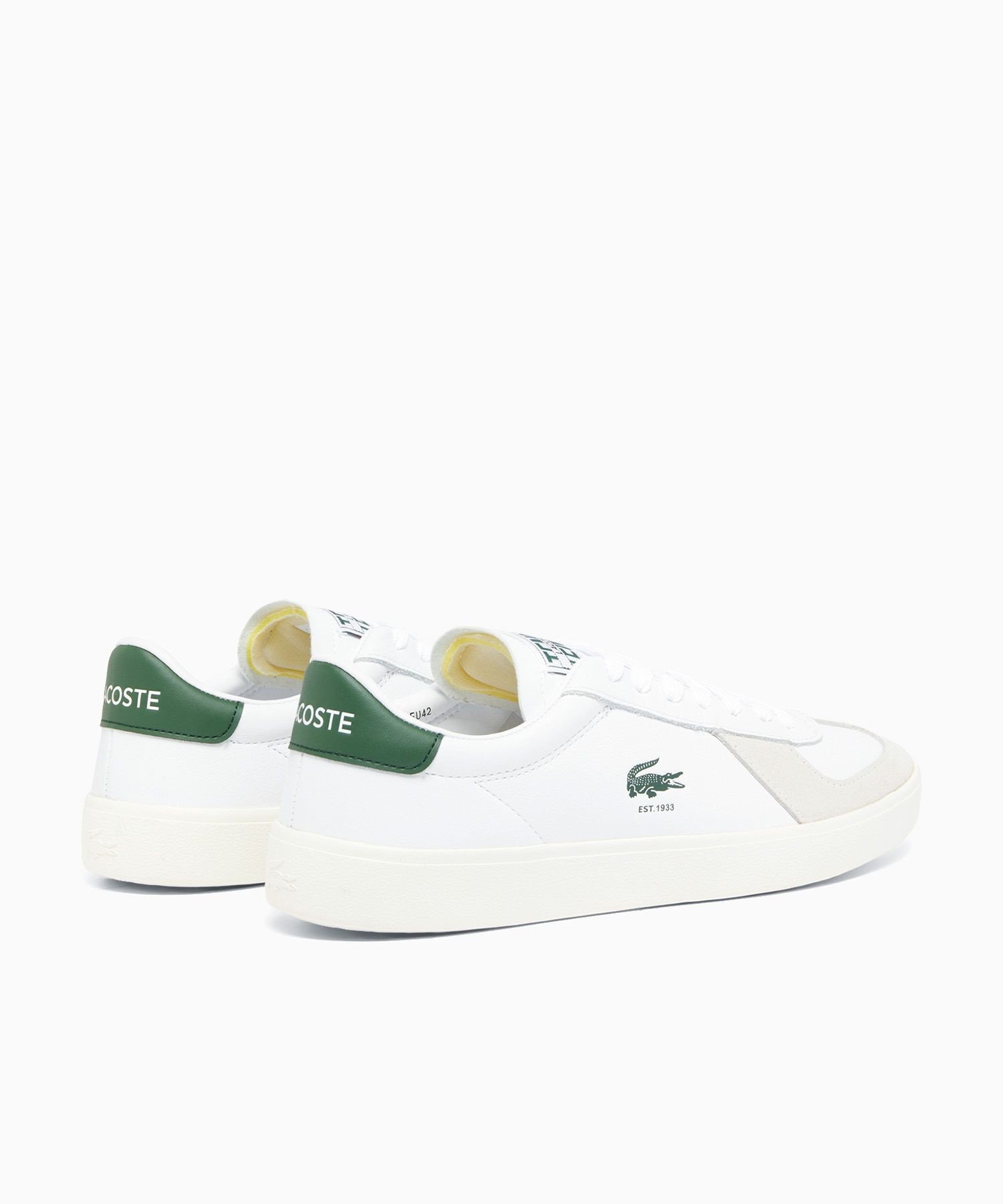 Кроссовки Мужская винтовка BASESHOT PRO 125 3 SMA Lacoste, White x White — фото 4
