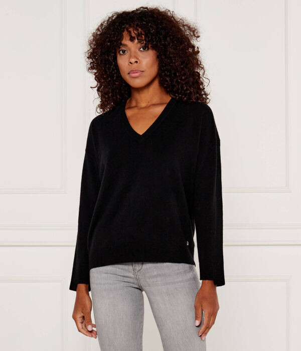 

Свитер шерстяной Liu Jo Loose Fit, черный