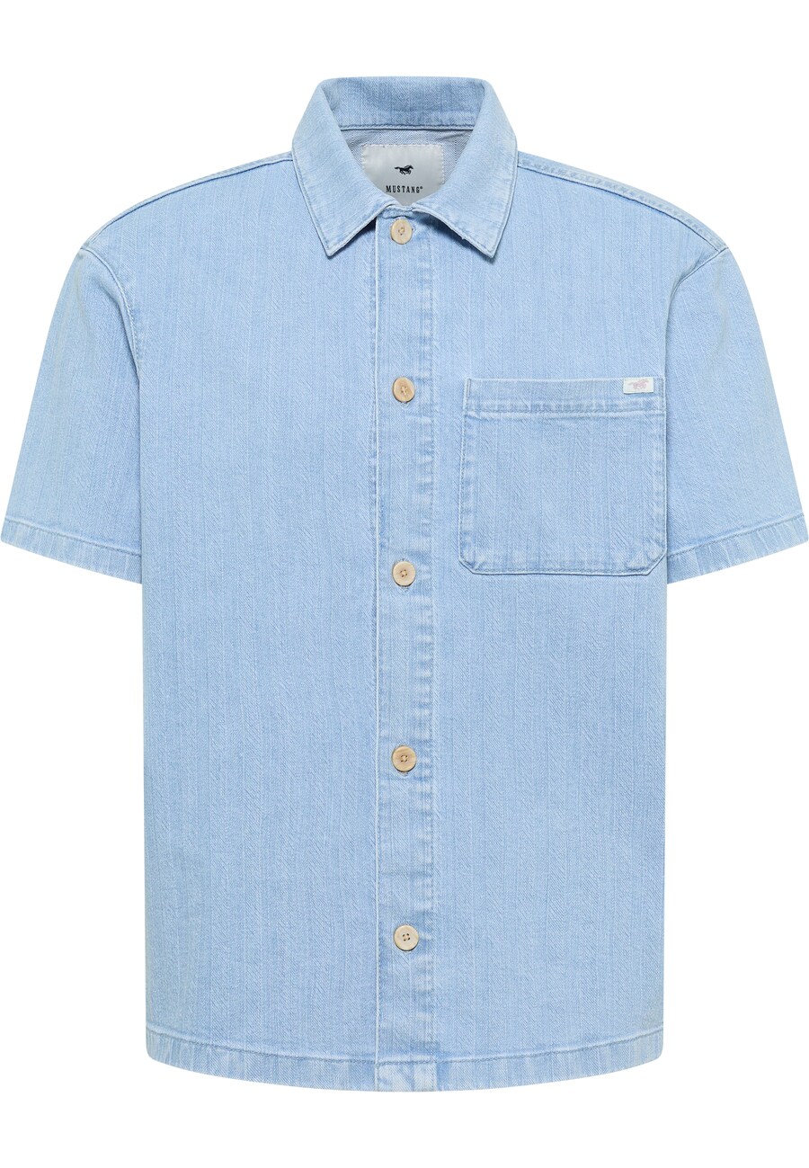 

Рубашка на пуговицах классического кроя MUSTANG Phoenix, Blue