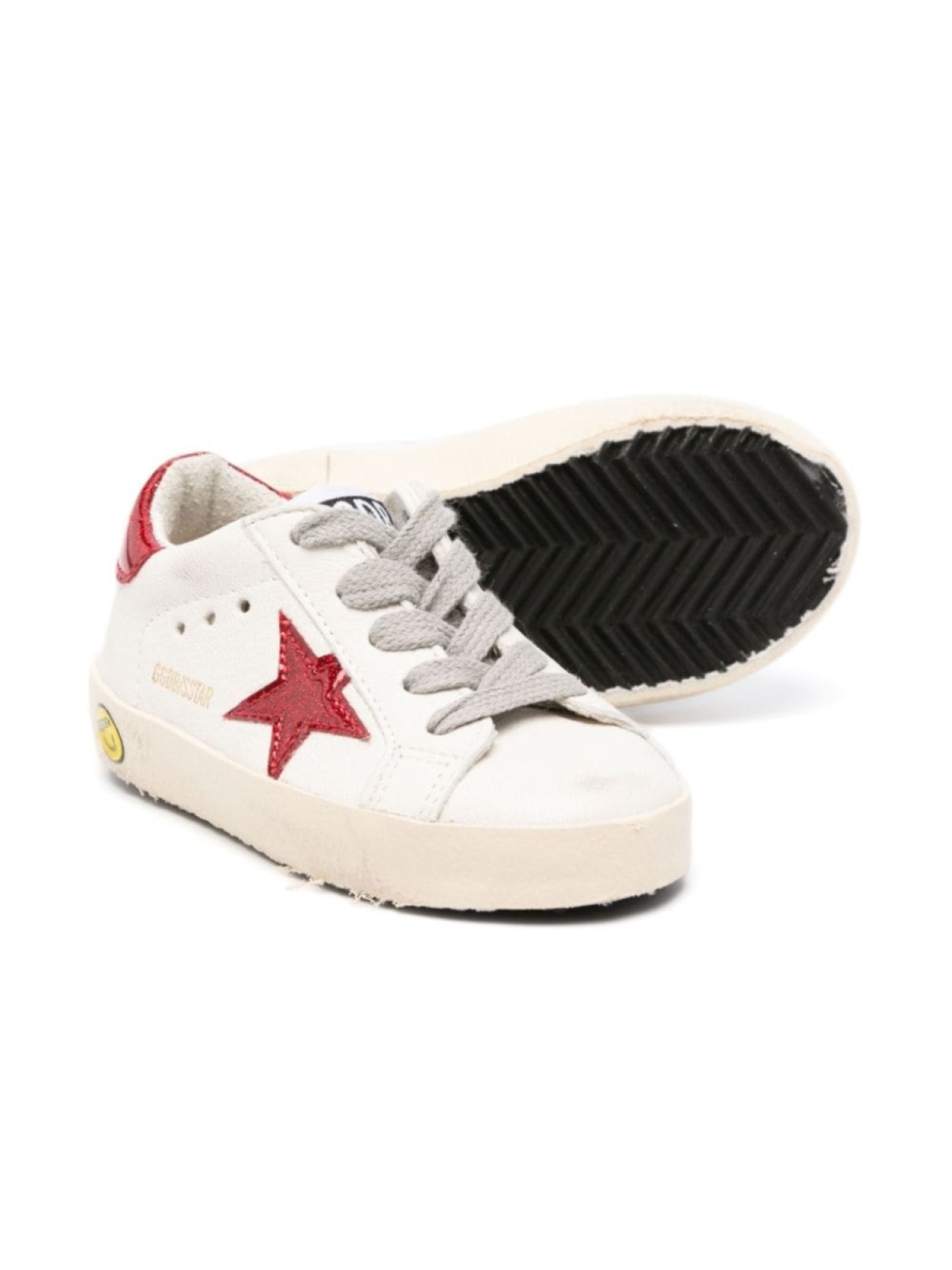 

Golden Goose Kids кеды Super-Star, белый