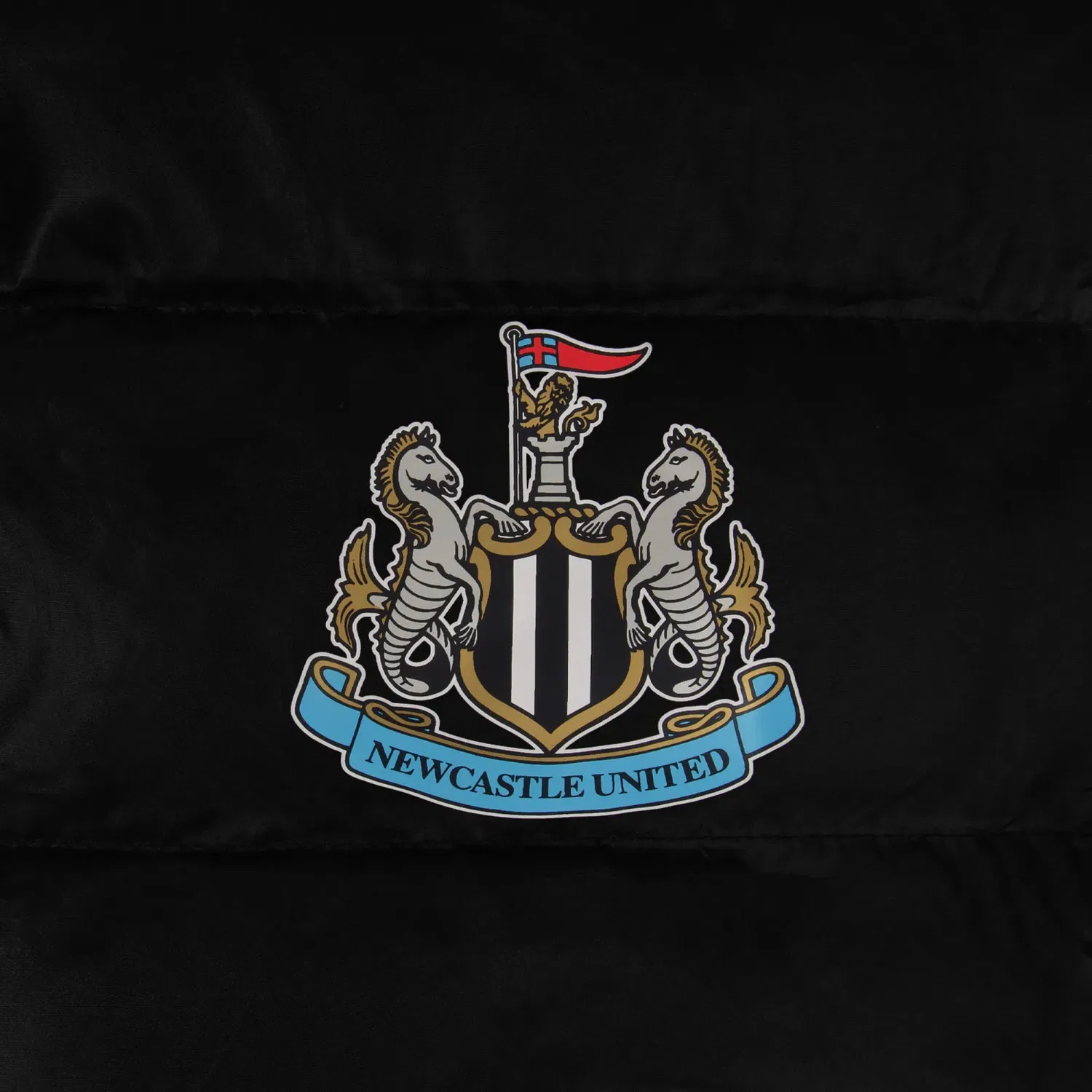 Детская куртка стеганая Newcastle United FC, черный — фото 4