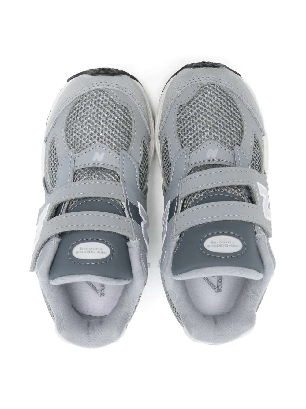 Кроссовки с нашивкой-логотипом New Balance Kids, серый — фото 3