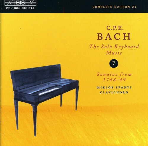 

CD диск Bach, C.P.E. / Spanyi: Solo Keyboard Music 7