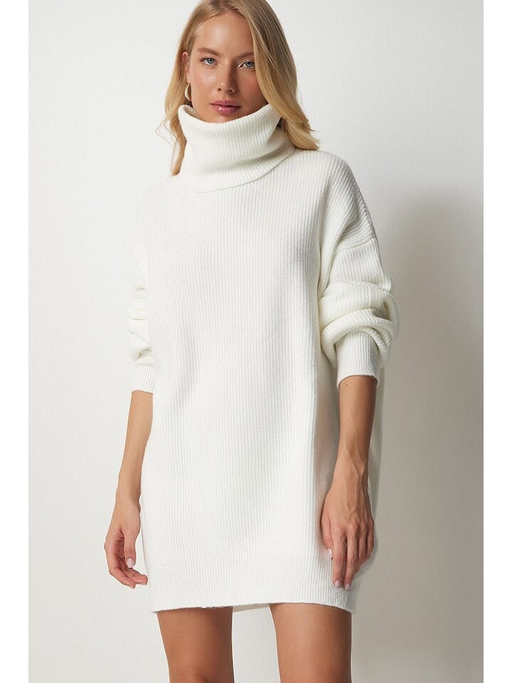 

Короткое платье Happiness Istanbul Strickkleid, белый