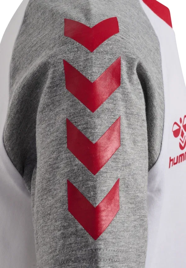 Футболка Hummel Hmljr reg dbu t-shirt s/s print t-shirt, белый — фото 3