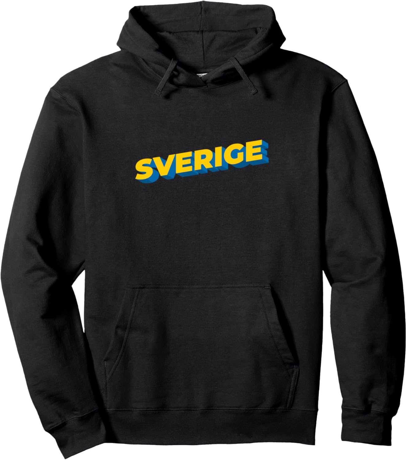 

Толстовка с флагом Швеции Sweden, черный