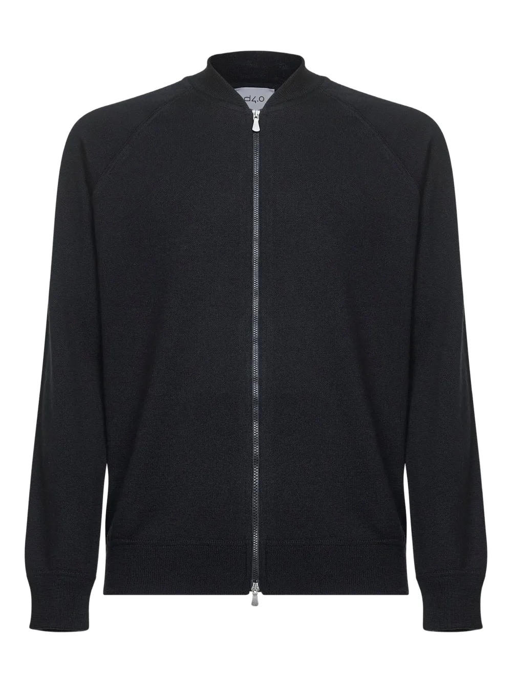 

Кардиган на молнии с рукавами реглан D4.0, черный