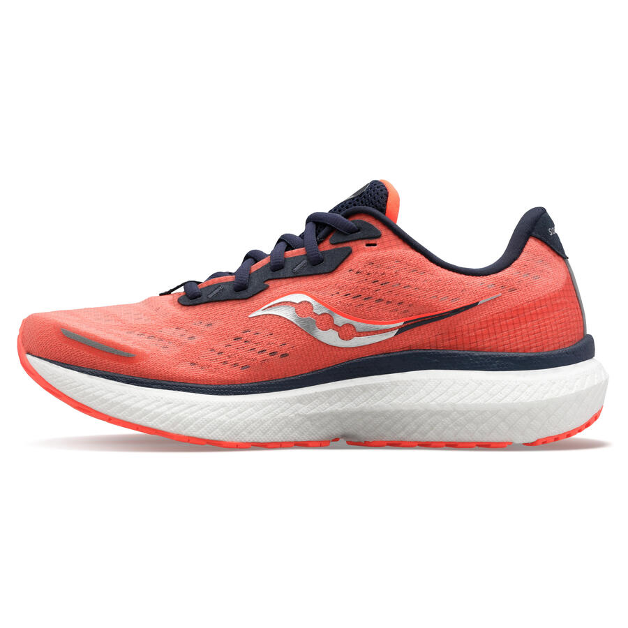 Кроссовки Saucony Triumph 19 женские коралловые — фото 2