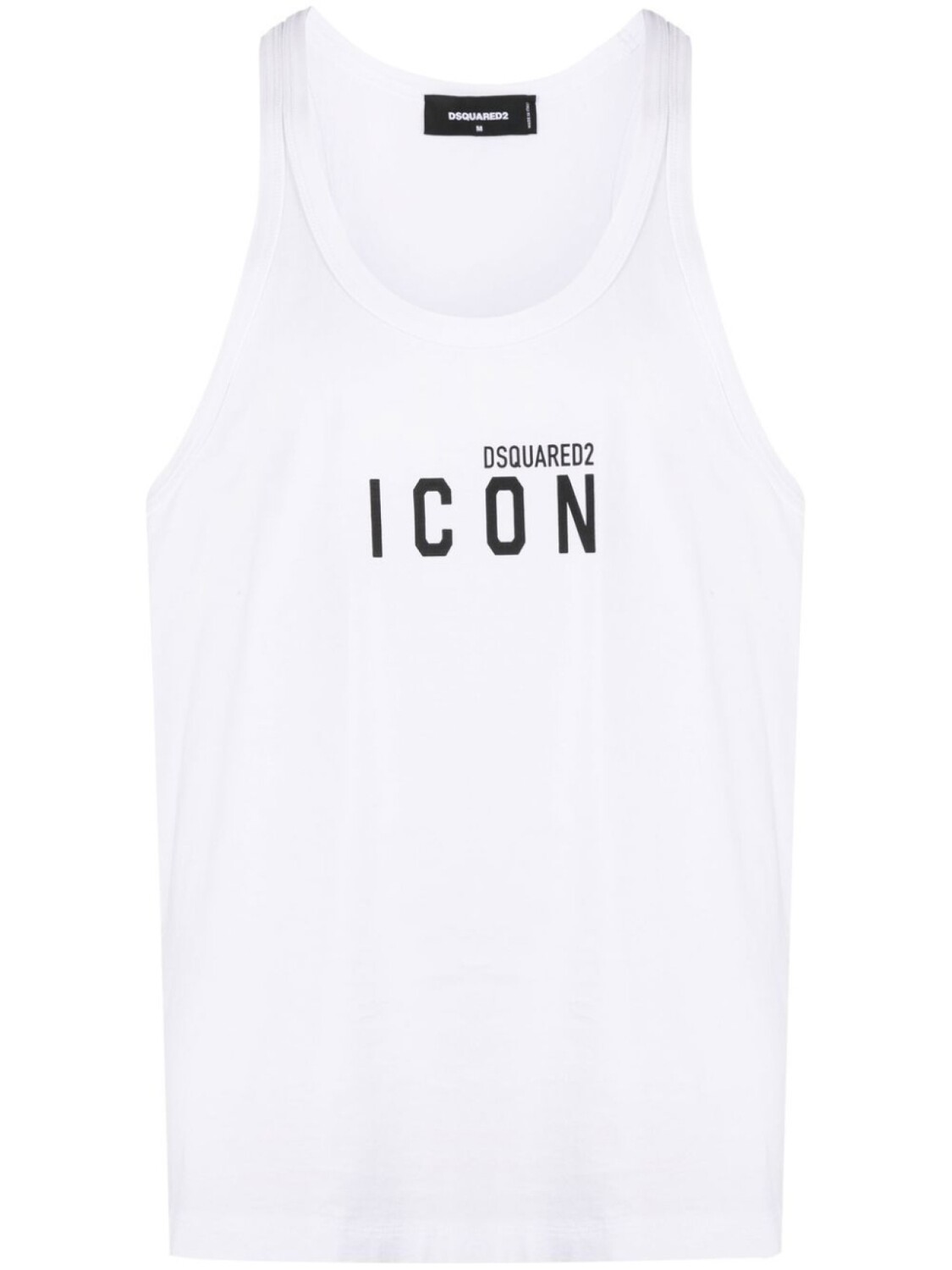 

DSQUARED2 Майка из хлопка с принтом Icon, белый