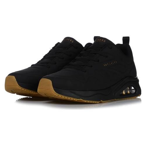 Кроссовки Skechers Mens Sport Casual Tres-Air Uno - Casairal Men 183090 BBK — фото 4