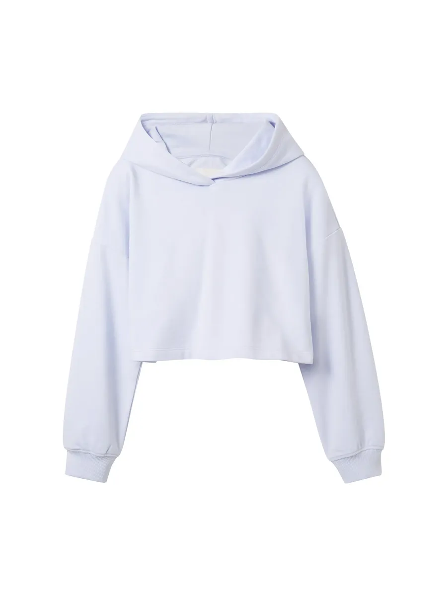 

Толстовка TOM TAILOR, короткий крой, цвет Happy Lilac
