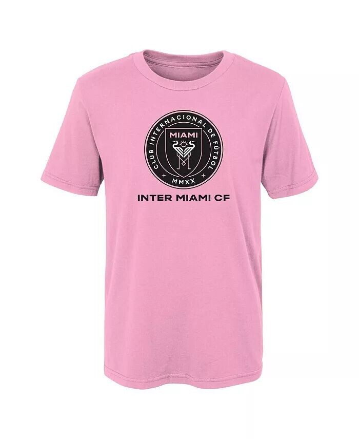 

Футболка с логотипом Inter Miami CF Primary для мальчиков и девочек, розовая Outerstuff