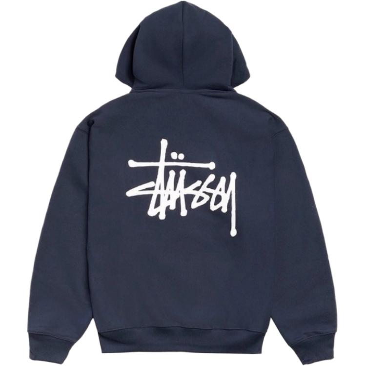 Мужские толстовки с капюшоном, средней и стандартной длины Stussy, серый — фото 4