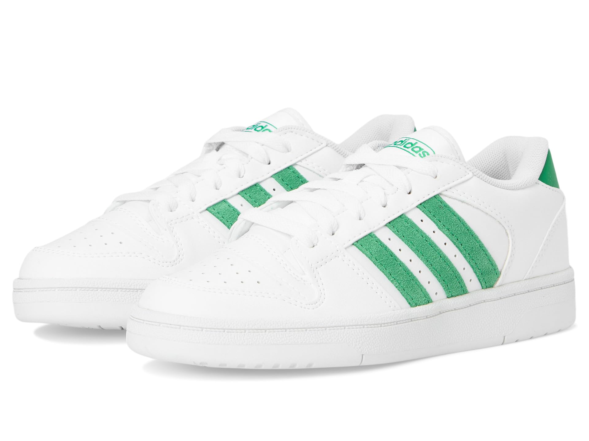 

Кроссовки adidas Kids Turnaround Basketball Shoes, цвет White/Green/White