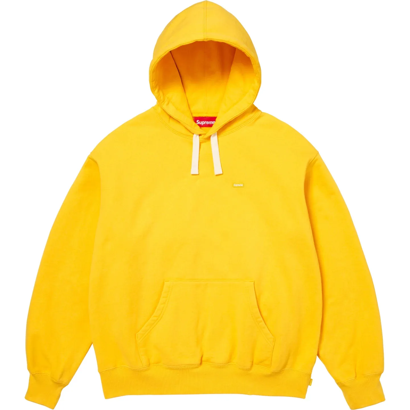 Толстовка с капюшоном на шнурке SS26 WEEK1 Small Box Unisex Supreme, желтый