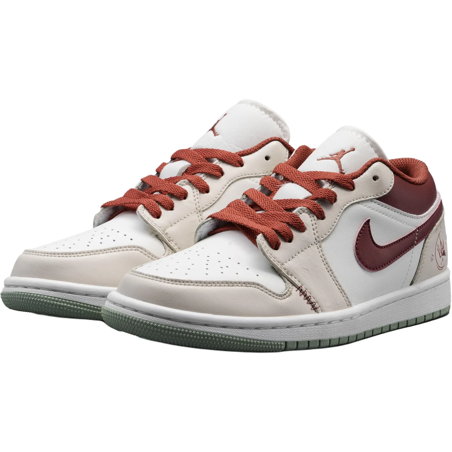 Jordan Кроссовки детские баскетбольные Air 1 Stunning Low top Red — фото 4