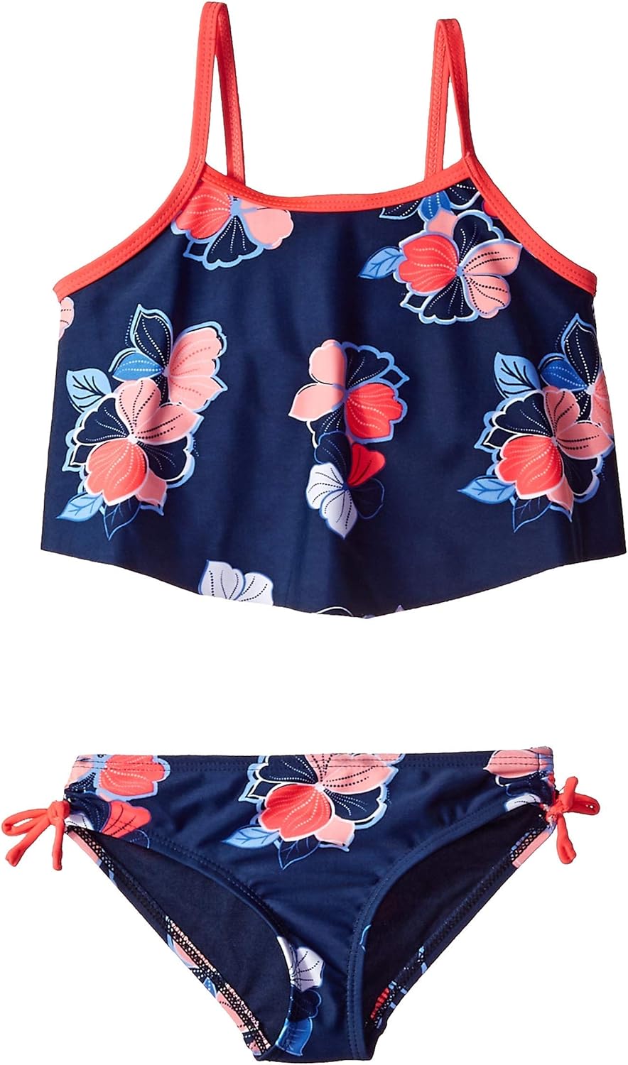 

Раздельный купальник-бикини Tommy Hilfiger для девочек с защитой от солнца UPF 50+, быстросохнущий, Blue Lorianne