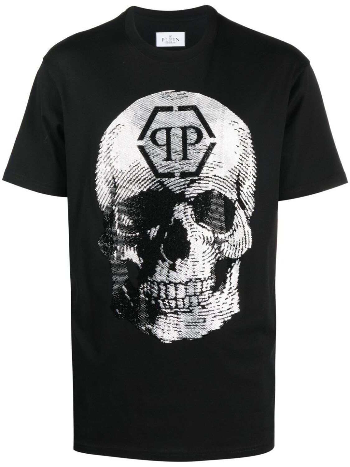 

Philipp Plein футболка с принтом, черный