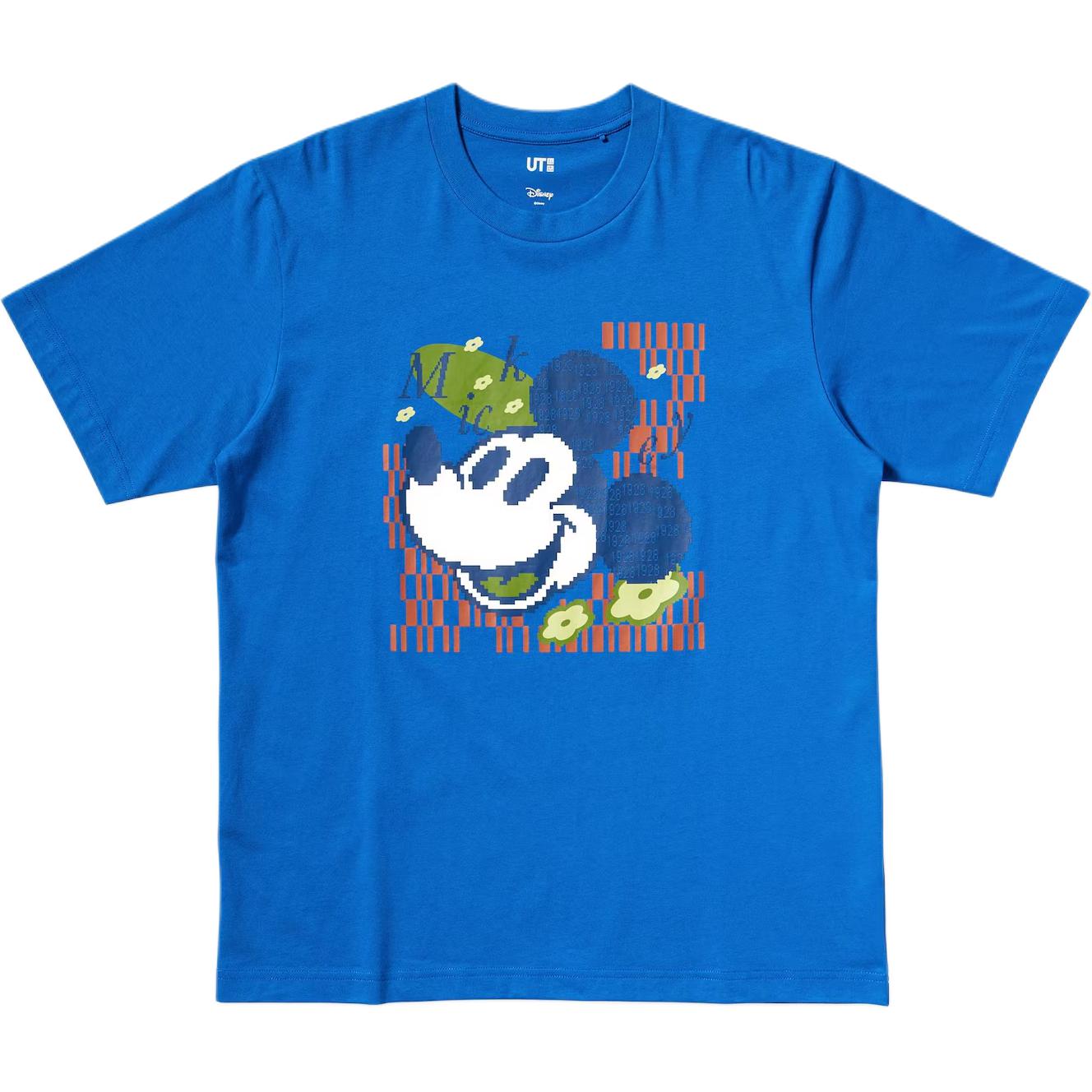 

UNIQLO Футболка Disney X Disney Unisex Blue, Синий, UNIQLO Футболка Disney X Disney Unisex Blue