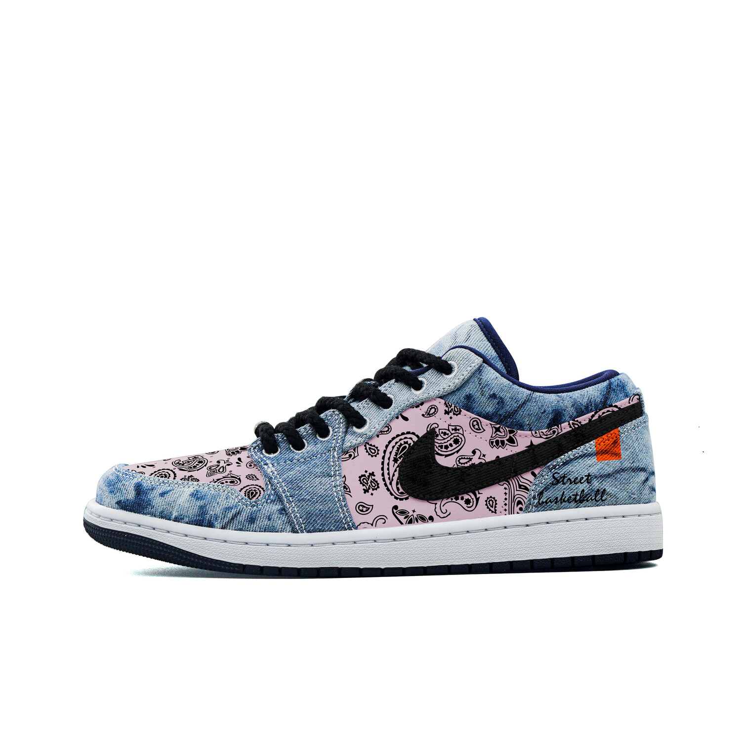 

Баскетбольные кроссовки Air 1 Vintage Men Low-Top Blue/Pink Jordan
