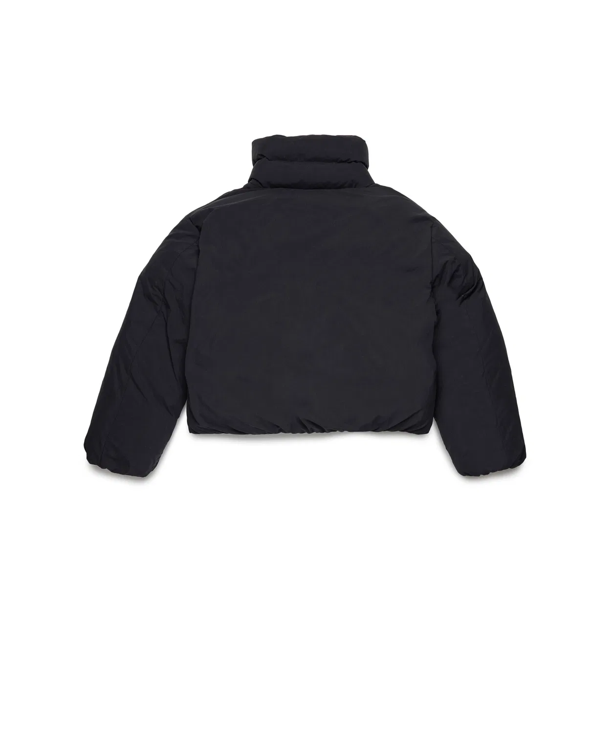 Детская куртка-пуховик с логотипом, nylon, чёрная — фото 2