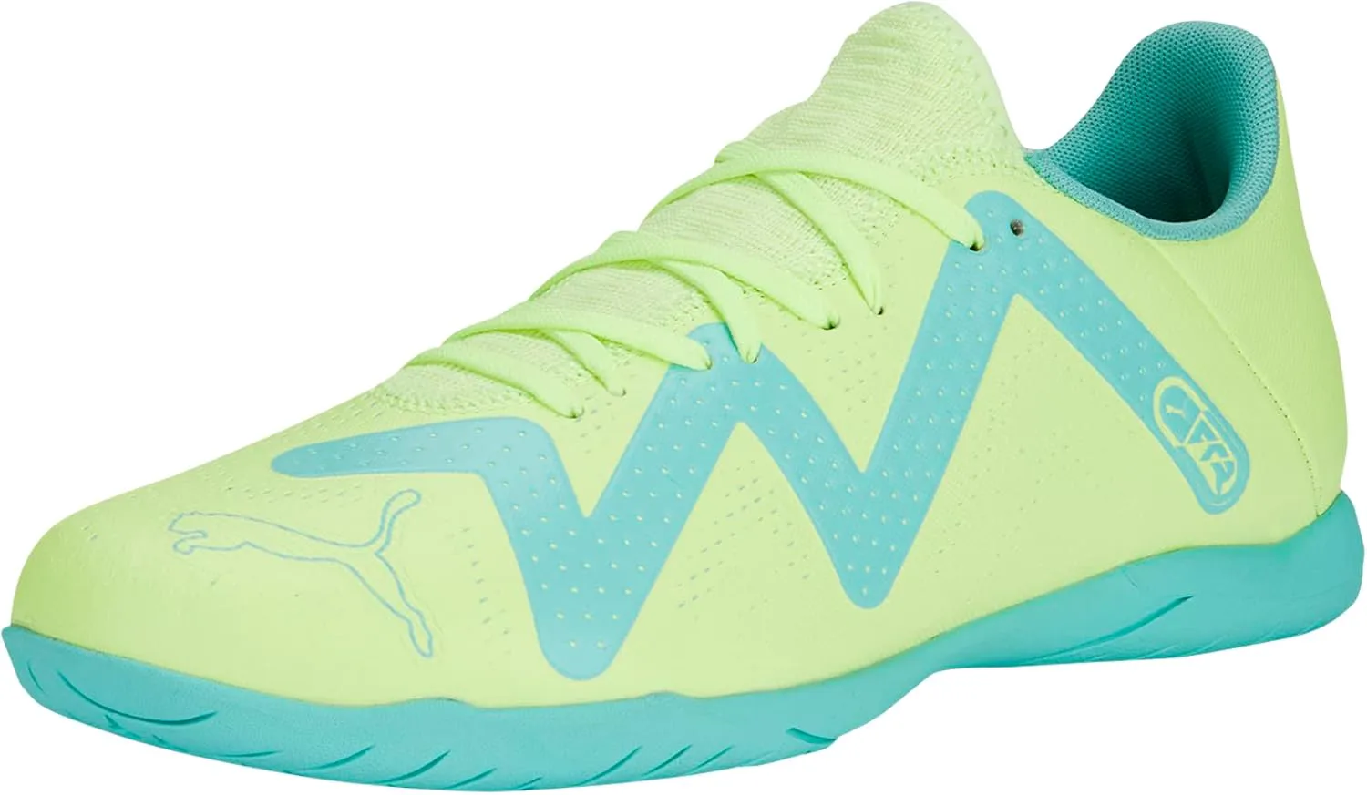 

Мужские футбольные кроссовки Puma Future Play Indoor, желтый/черный/мятный