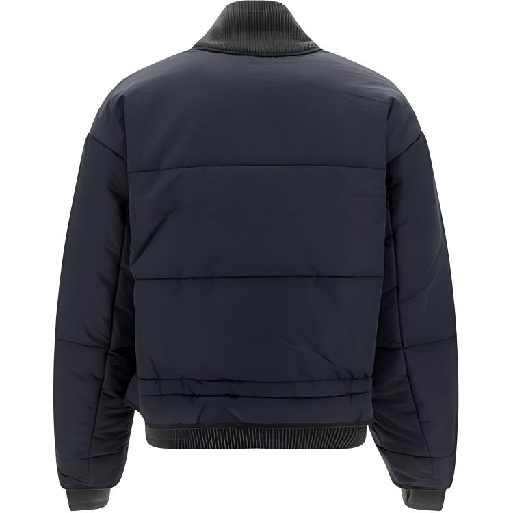 DIESEL Застёгивающаяся спереди утеплённая куртка-бомбер, Black — фото 4