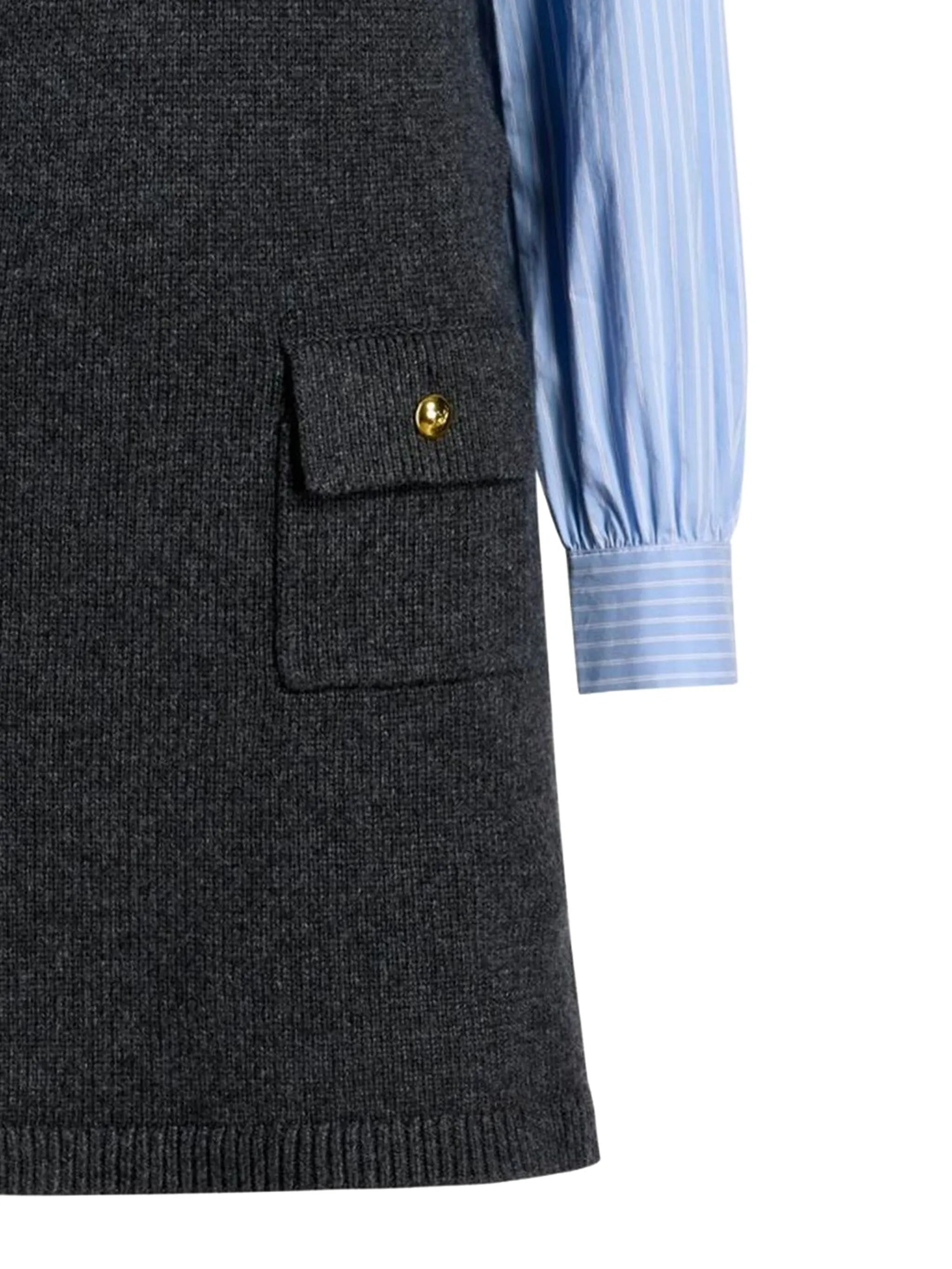 

Мини-платье Vivianne с карманами Cinq A Sept, серый