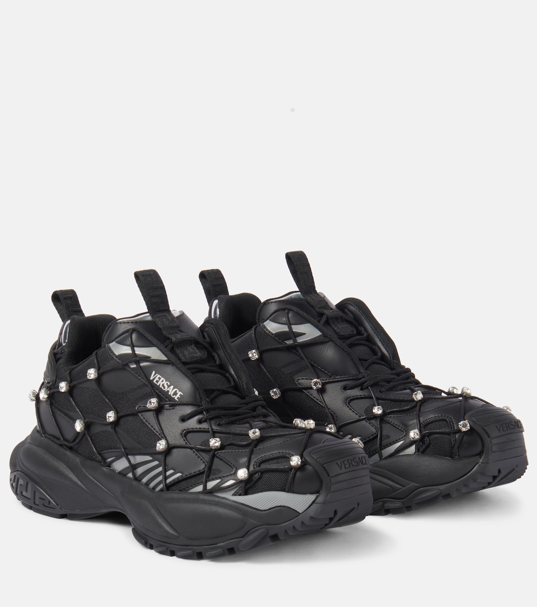 Кроссовки Mercury M_VS_02 сетчатые Versace, Black Silver