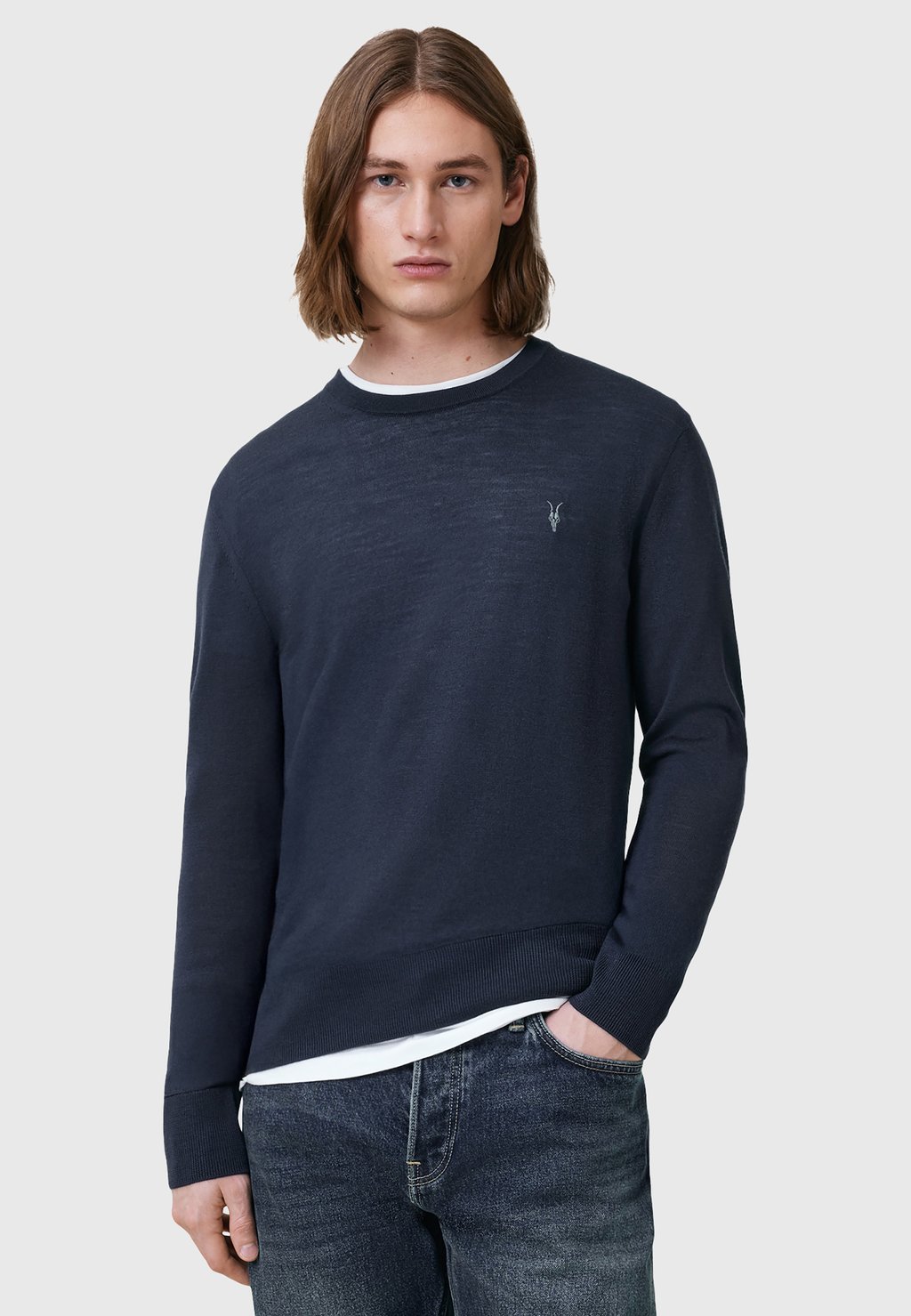 

Джемпер MODE CREW AllSaints, синий