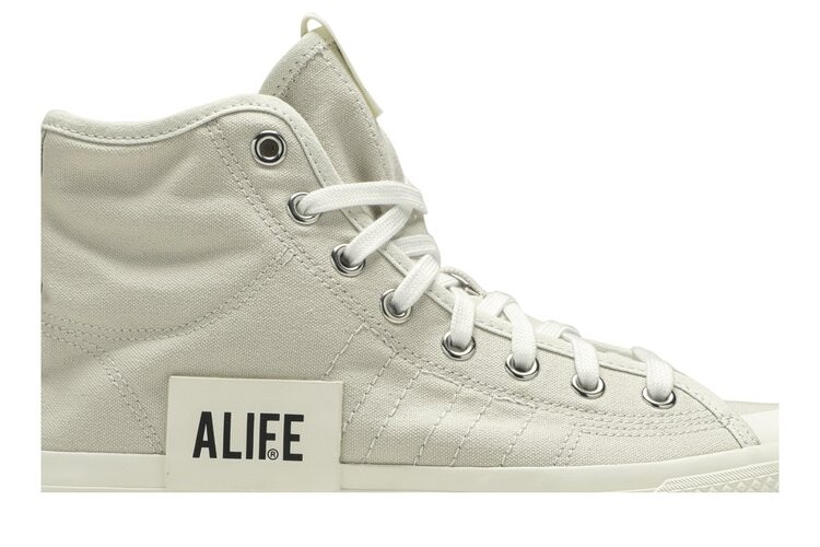 Кроссовки Adidas ALIFE x Nizza High 'A Way of Life', белый — фото 2