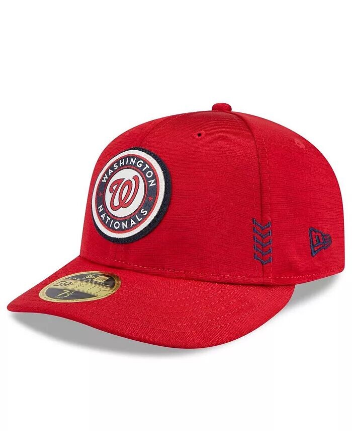 

Мужская красная бейсболка Washington Nationals 2024 Clubhouse Low Profile 59FIFTY Fitted Hat New Era