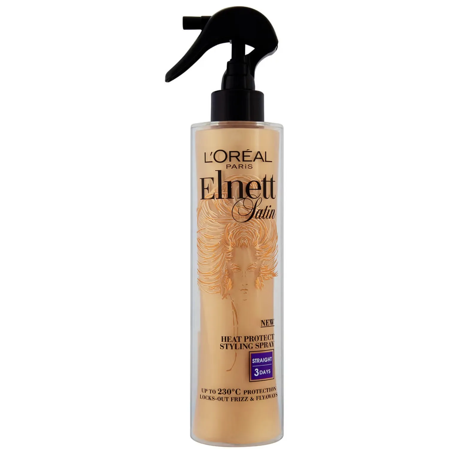 

Elnett Satin Heat Protect Spray - прямой (170мл) L'Oréal