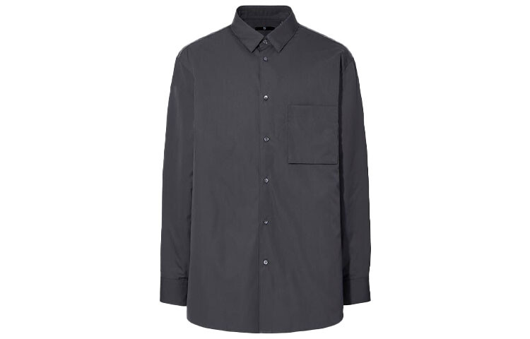 

Jil Sander X FW20 Jil Sander Collaboration Series Рубашка мужская серая Uniqlo, серый
