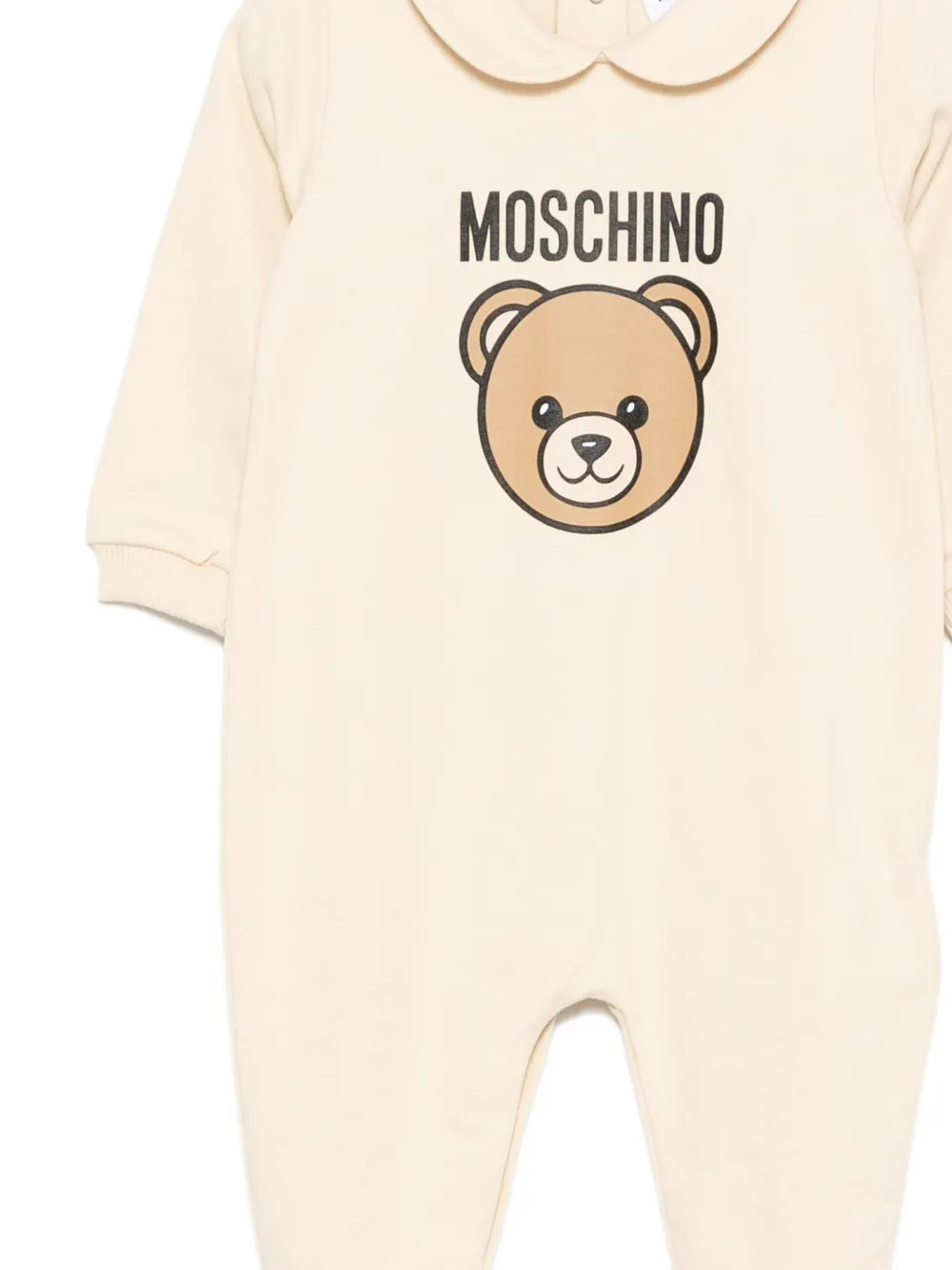 Комплект для новорожденного с принтом Moschino Kids, нейтральный — фото 3