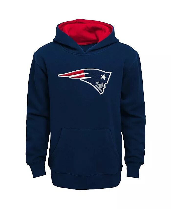 

Толстовка с капюшоном Big Boys Navy New England Patriots Prime Outerstuff