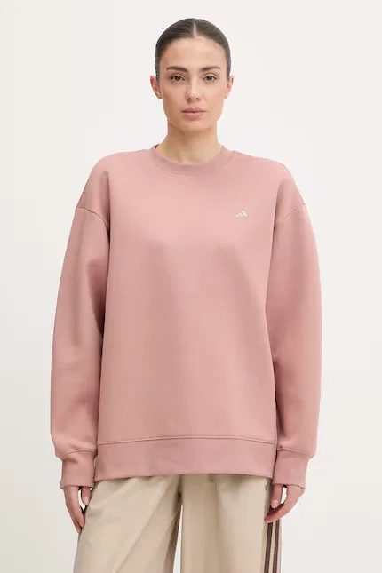 Худи свободного кроя Adidas by Stella McCartney, коричневый