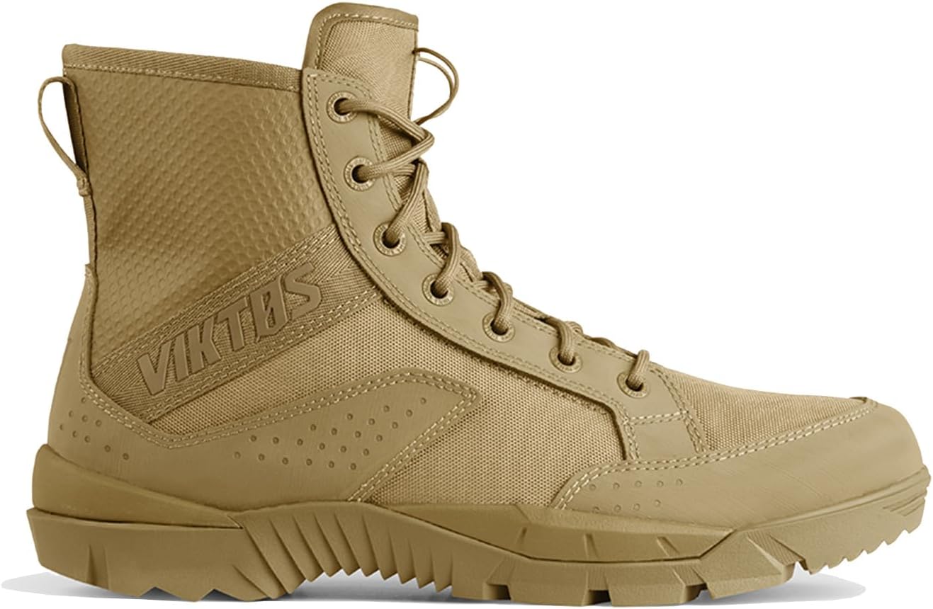 

Мужские тактические ботинки VIKTOS Johnny Combat OPS | Легкие водоотталкивающие боевые ботинки средней высоты с просторным передним отделением стопы