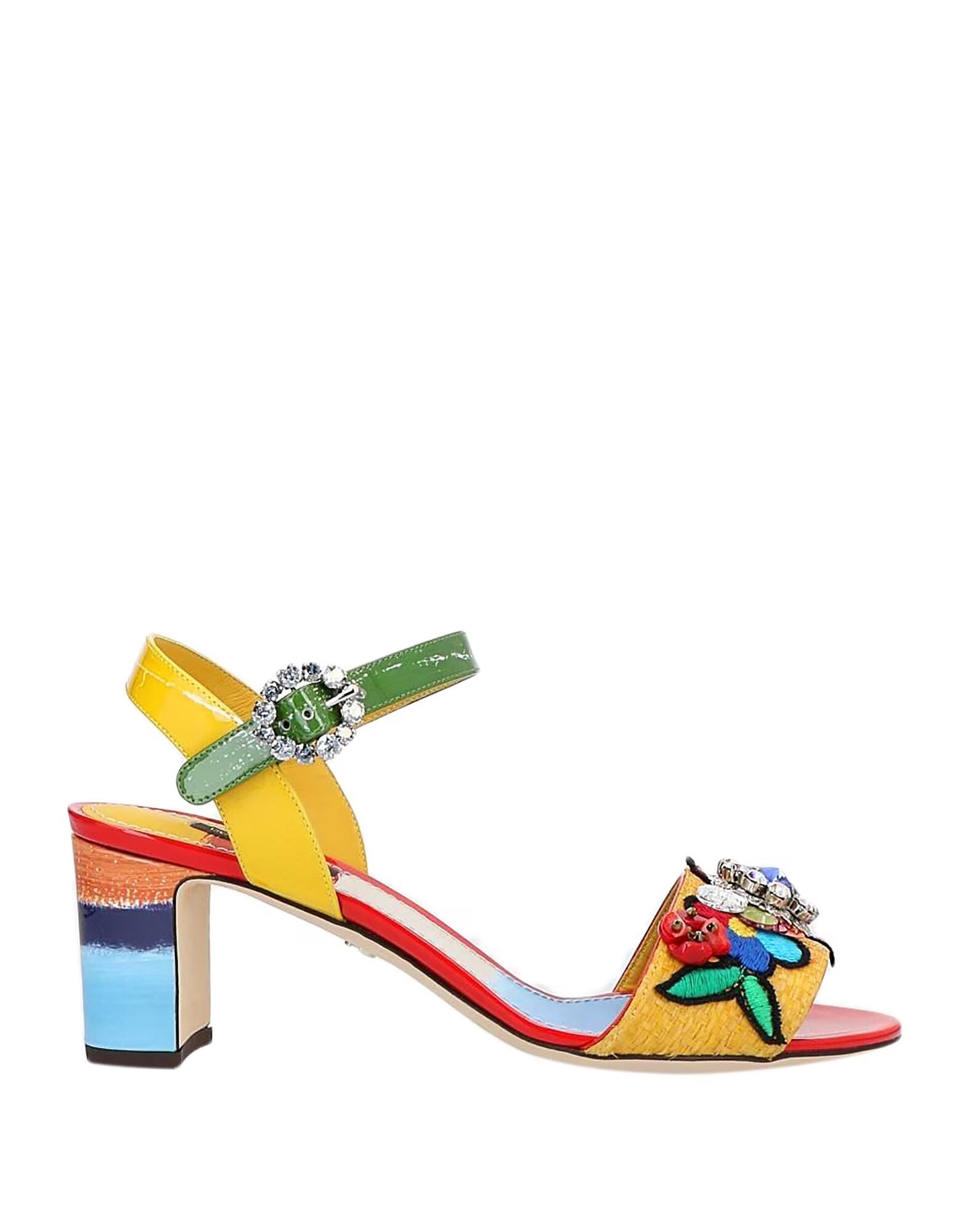 Сандалии Dolce&Gabbana, желтый
