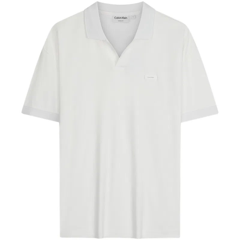 Поло Calvin Klein Moderate серо-бежевое — фото 4