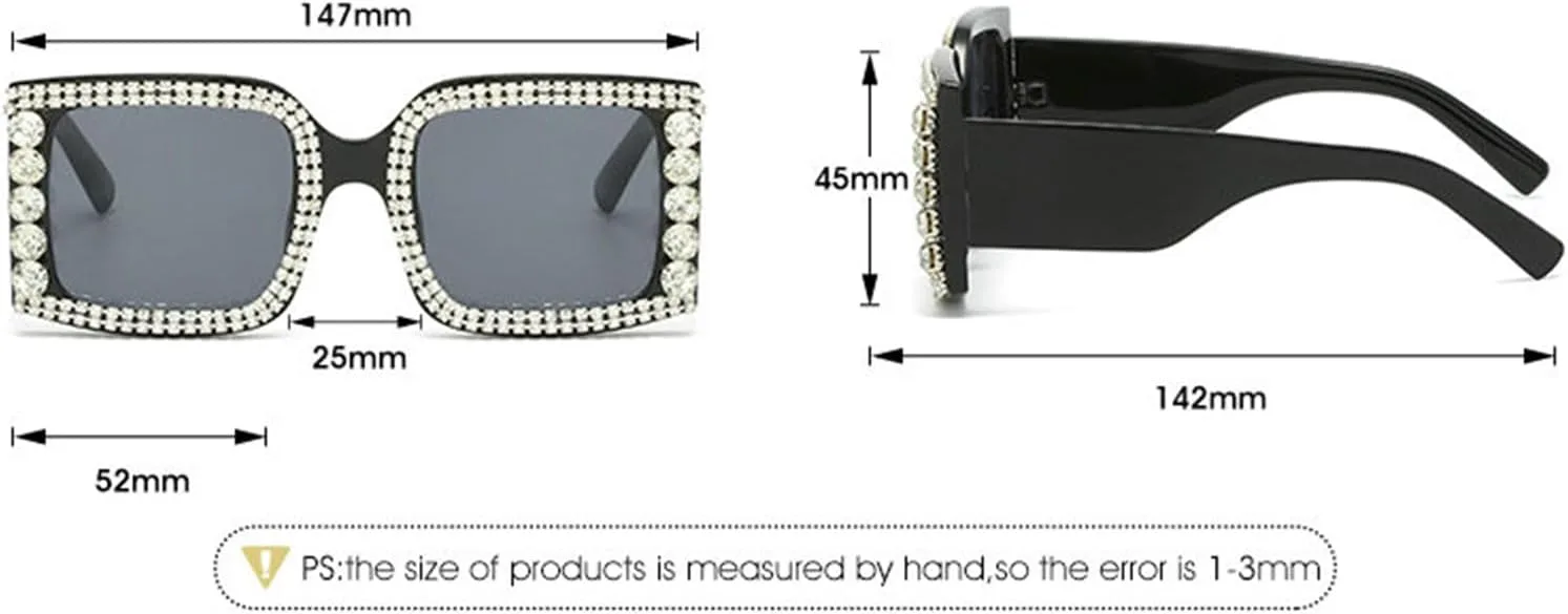 

Willochra — большие квадратные очки со стразами, винтажные хрустальные очки, блестящие бриллиантовые солнцезащитные очки для вечеринок для женщин, Purple