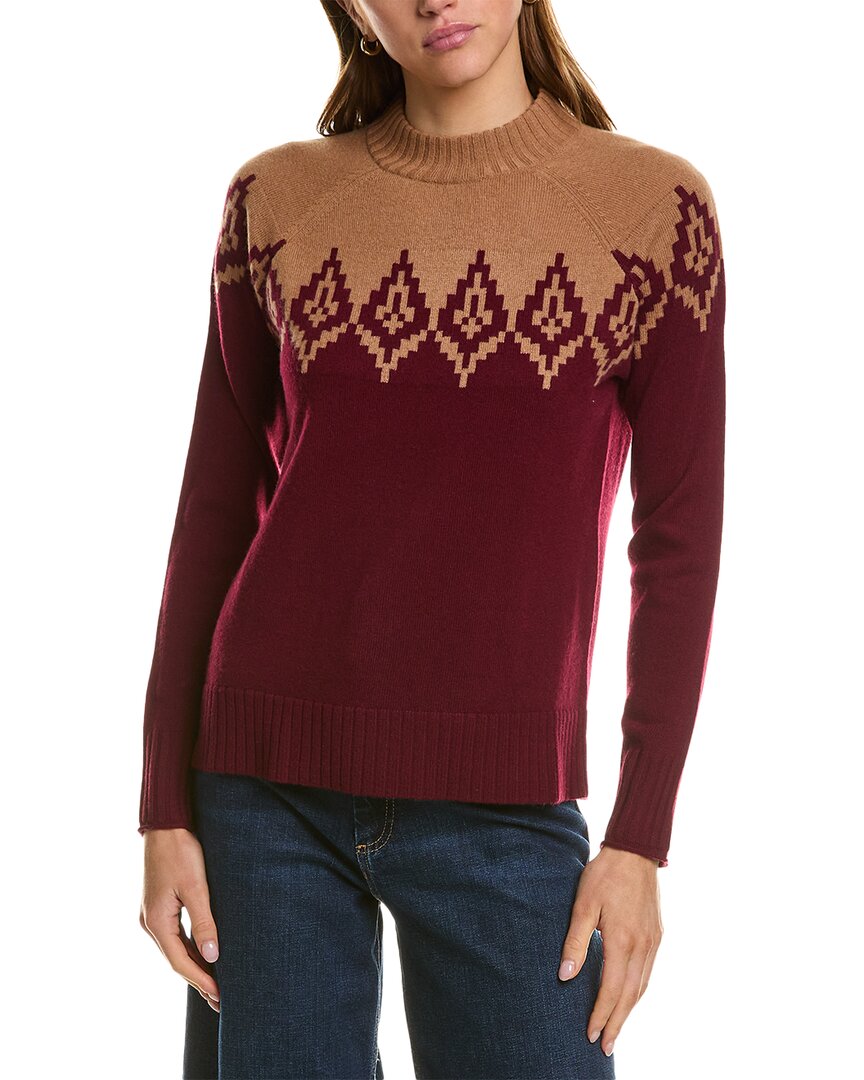 

Свитер Hannah Rose Diamond Peak Fairisle из смеси шерсти и кашемира