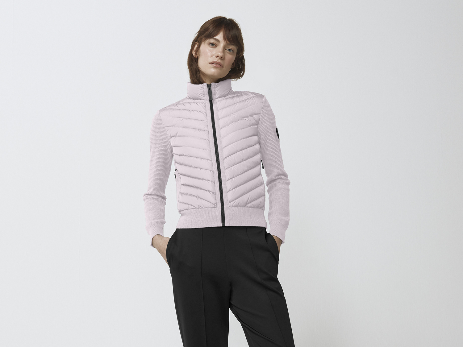 

Куртка Canada Goose HyBridge Knit Black Label, Sunset Pink