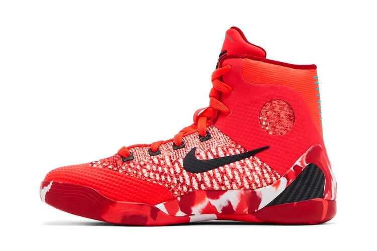 Кроссовки Nike Kobe 9 Elite GS Christmas2024, красный — фото 3