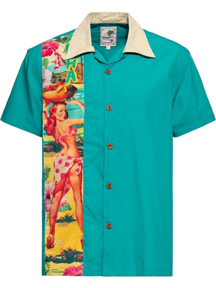 

Рубашка King Kerosin, синий