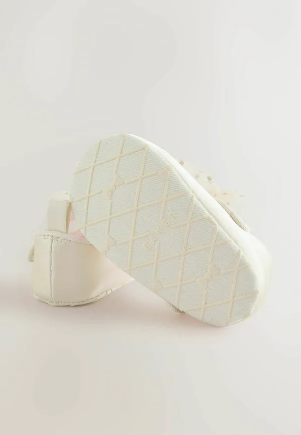 Детские туфли-мэри-джейн стандартного кроя с бантом Baker By Ted Baker, Yellow — фото 3