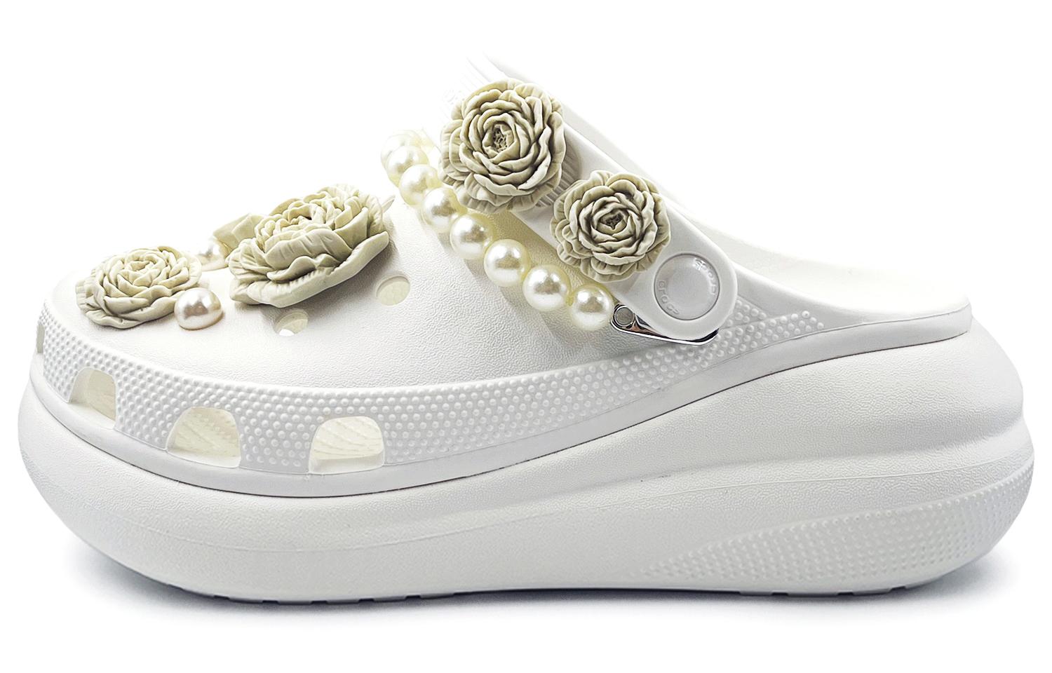 Crocs Сабо Crush Clog унисекс белые