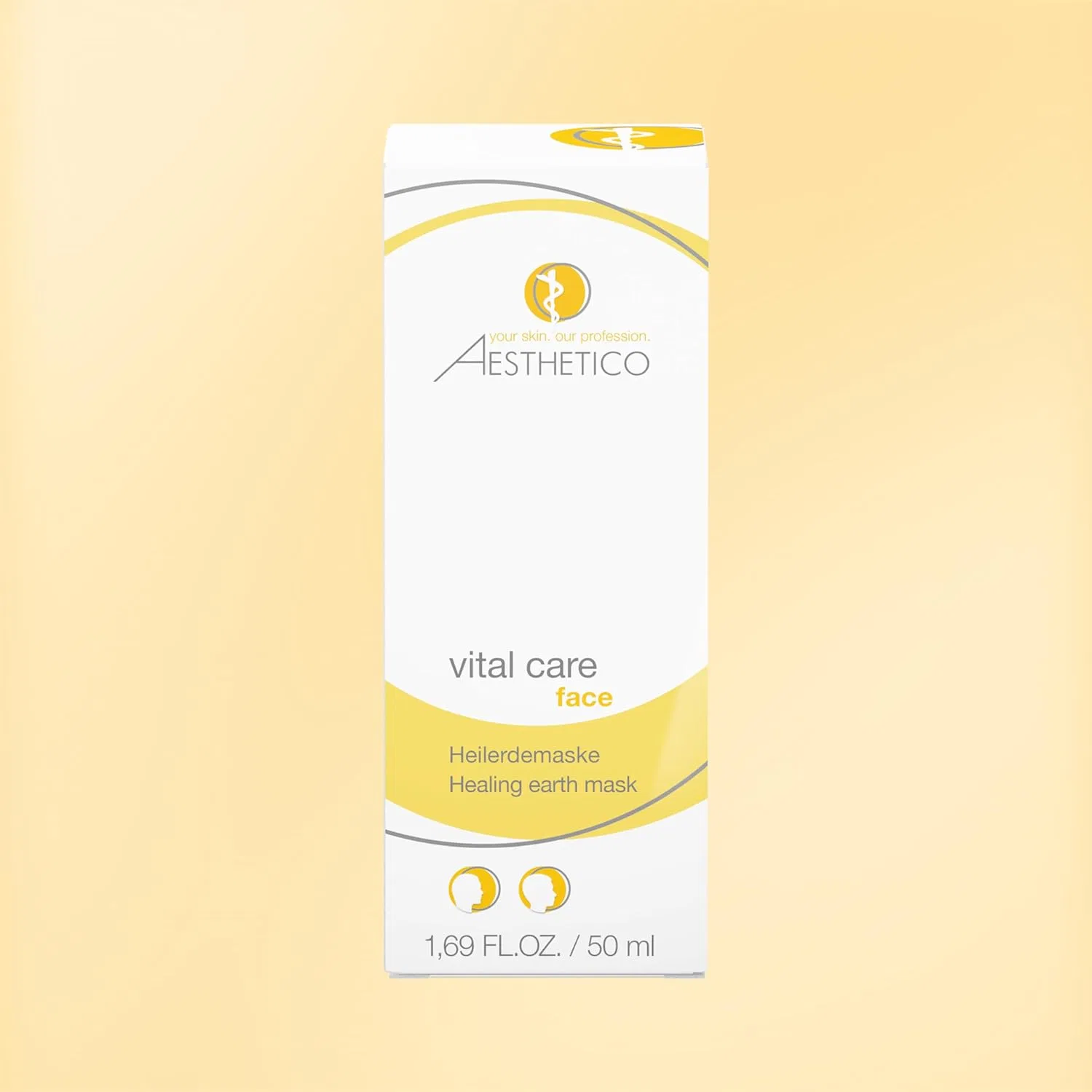 Очищающая маска из лечебной глины «vital care» от AESTHETICO, 50 мл Aesthetico — фото 3
