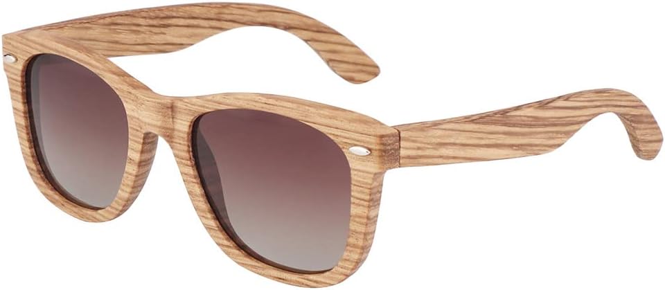 

Солнцезащитные очки из дерева для мужчин и женщин, деревянная оправа, 100% защита от УФ-излучения, поляризованные линзы, очки для вождения на открытом воздухе KSVEREN, C4 Brown